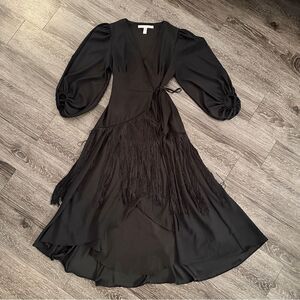 Hutch Fringe Wrap Dress